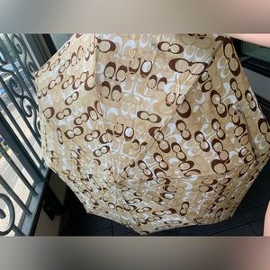 Coach Signature Umbrella Tan/Brown
